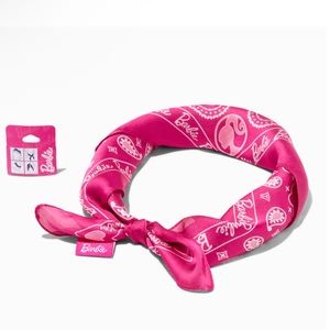 Barbie the Movie Pink Western Barbie Pink Paisley Bandana NEW with tags